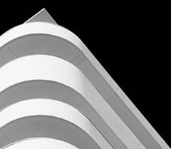 Miami Stripes, Architectural landscape Black and White Photograph