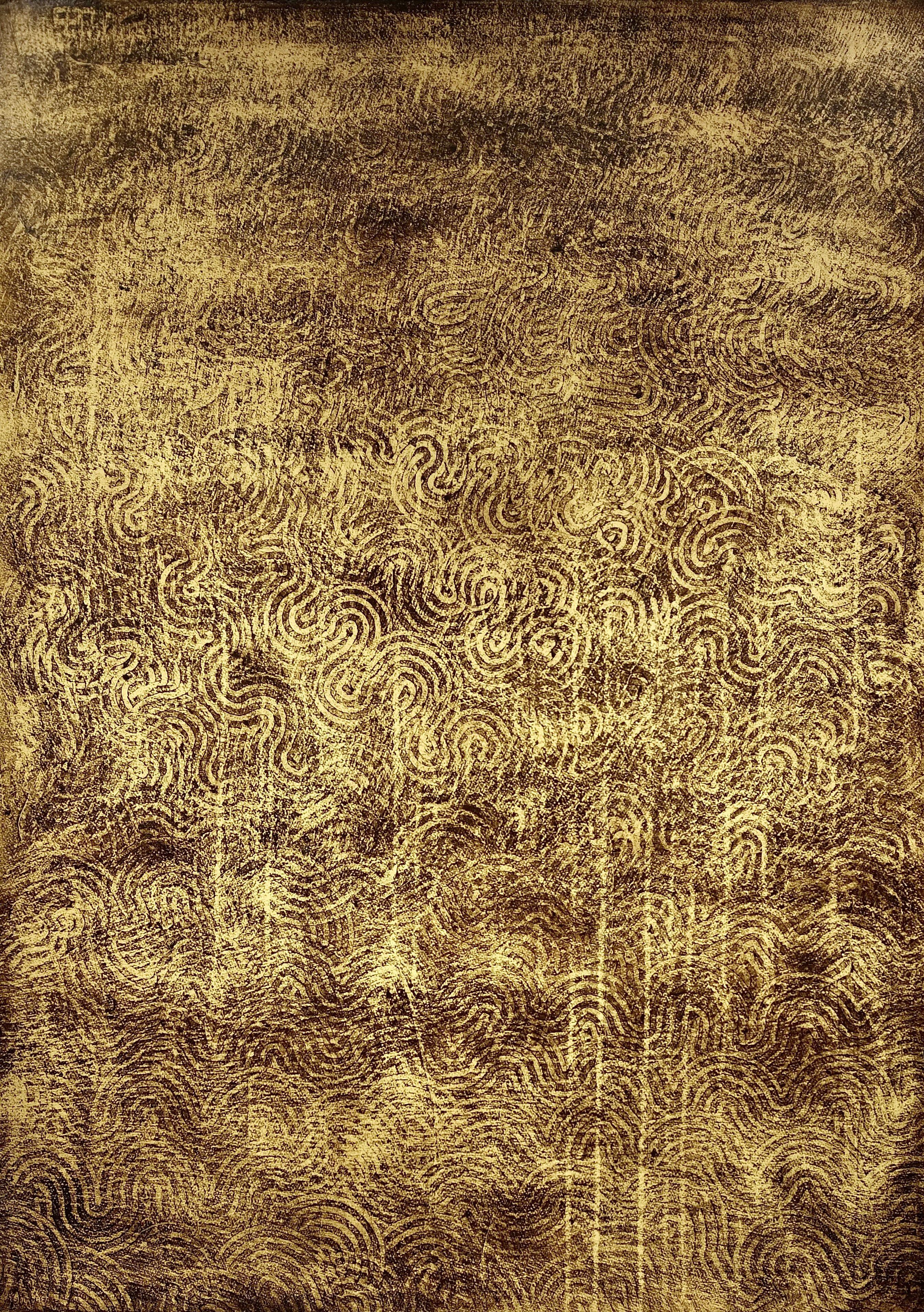 Eine lange lange, lange Nacht 2, Gemälde, Acryl auf Papier