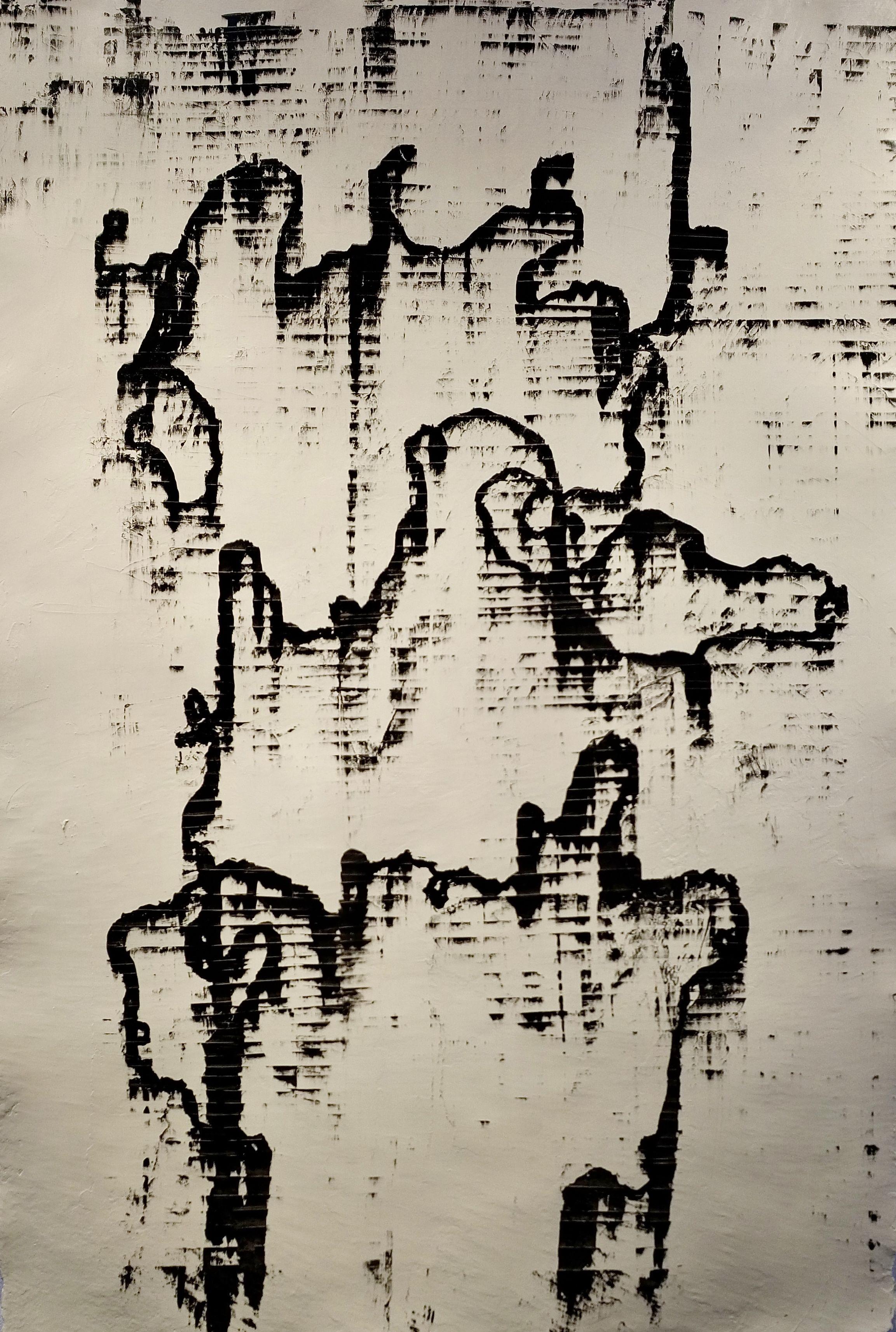 Don’Et drag me down 3, Pittura, Olio su carta