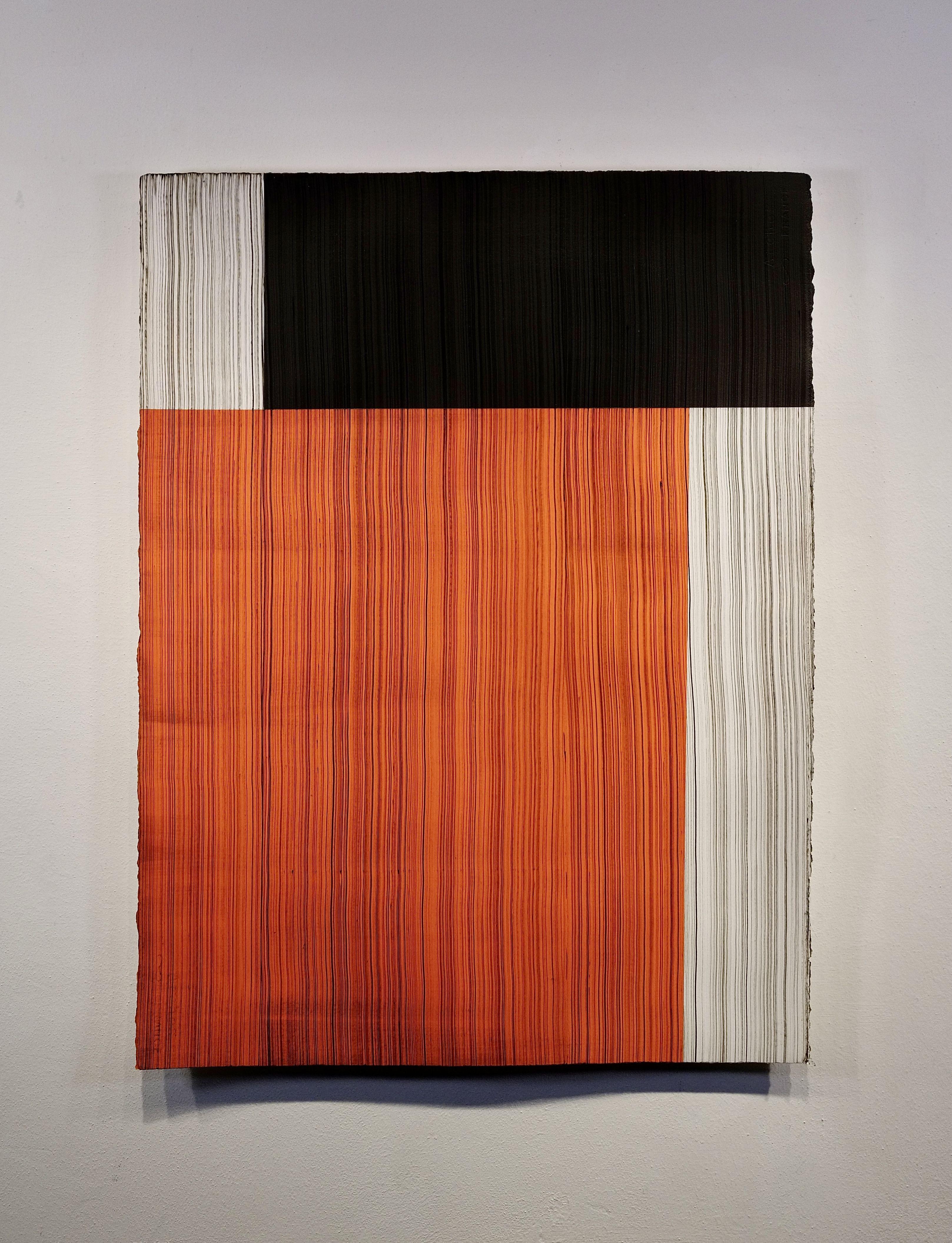 Hier mit mir, Malerei, Acryl auf Papier – Painting von Luca Brandi