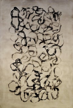 No te oí salir 2, Pintura, Acrílico sobre papel