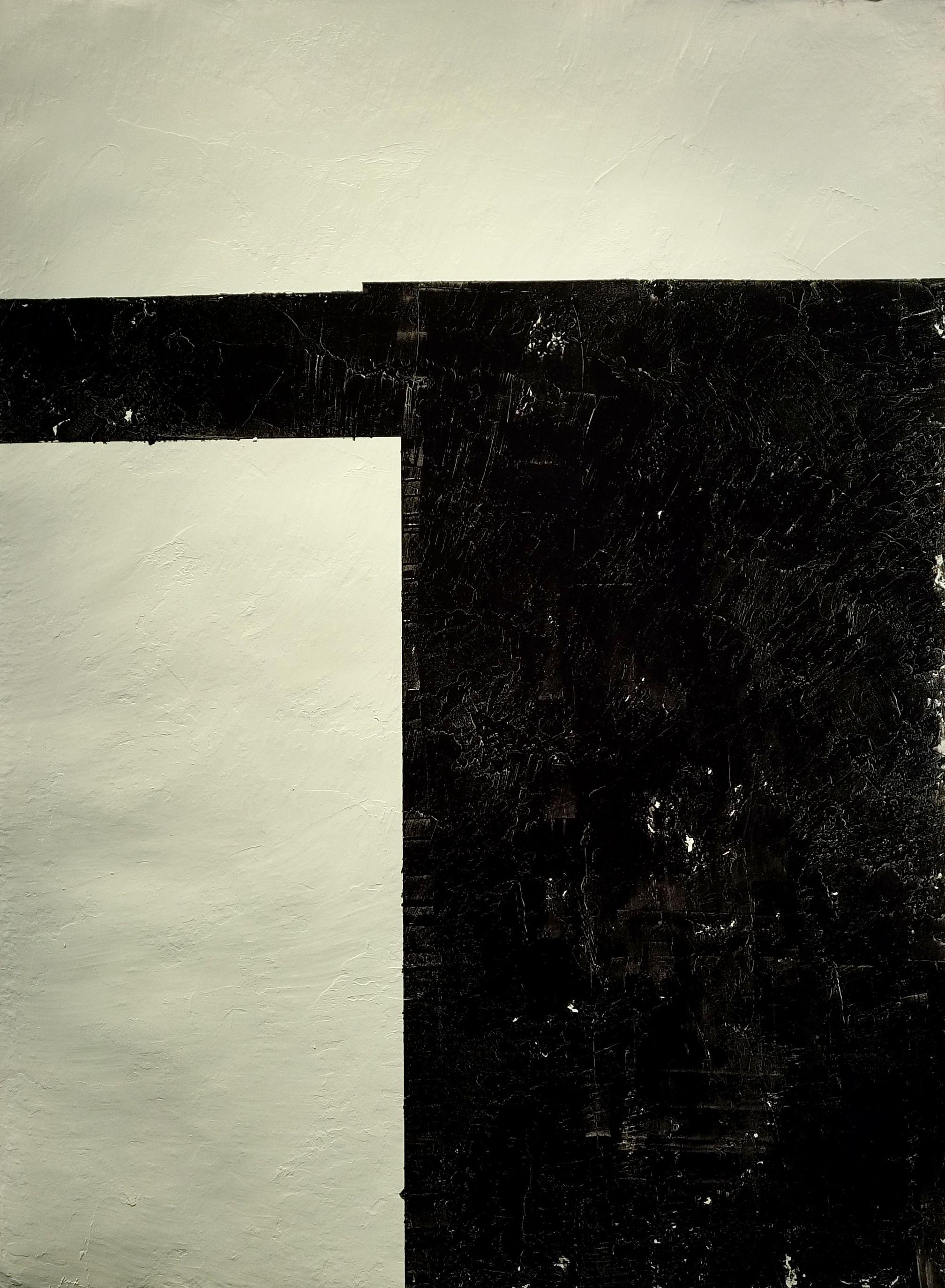 Man next door, Painting, Oil on Paper