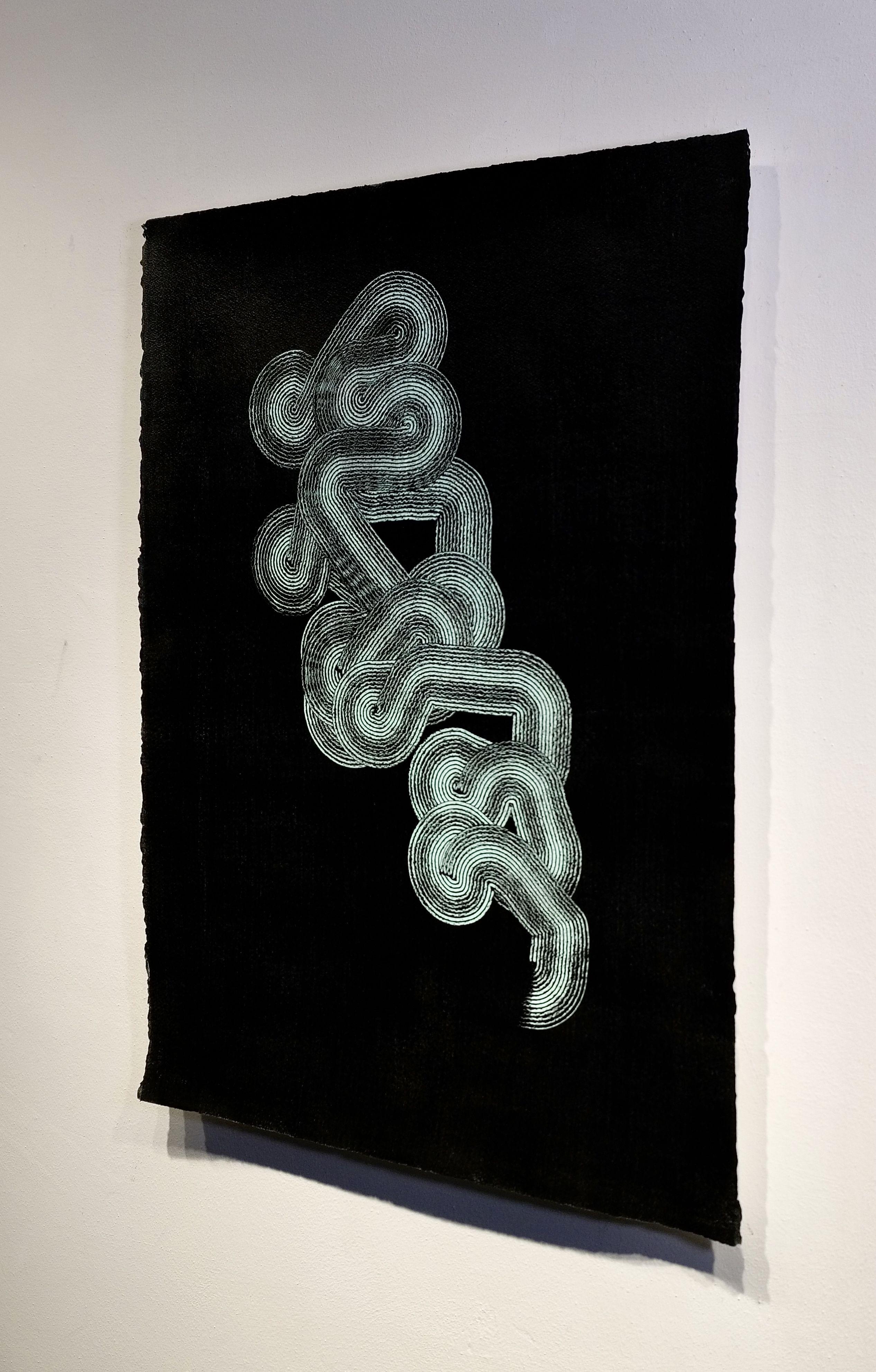 Acrylic on Arches Paper 300gsm, to be hang with a support or framed  :: Painting :: Abstract :: This piece comes with an official certificate of authenticity signed by the artist :: Ready to Hang: No :: Signed: Yes :: Signature Location: Back of
