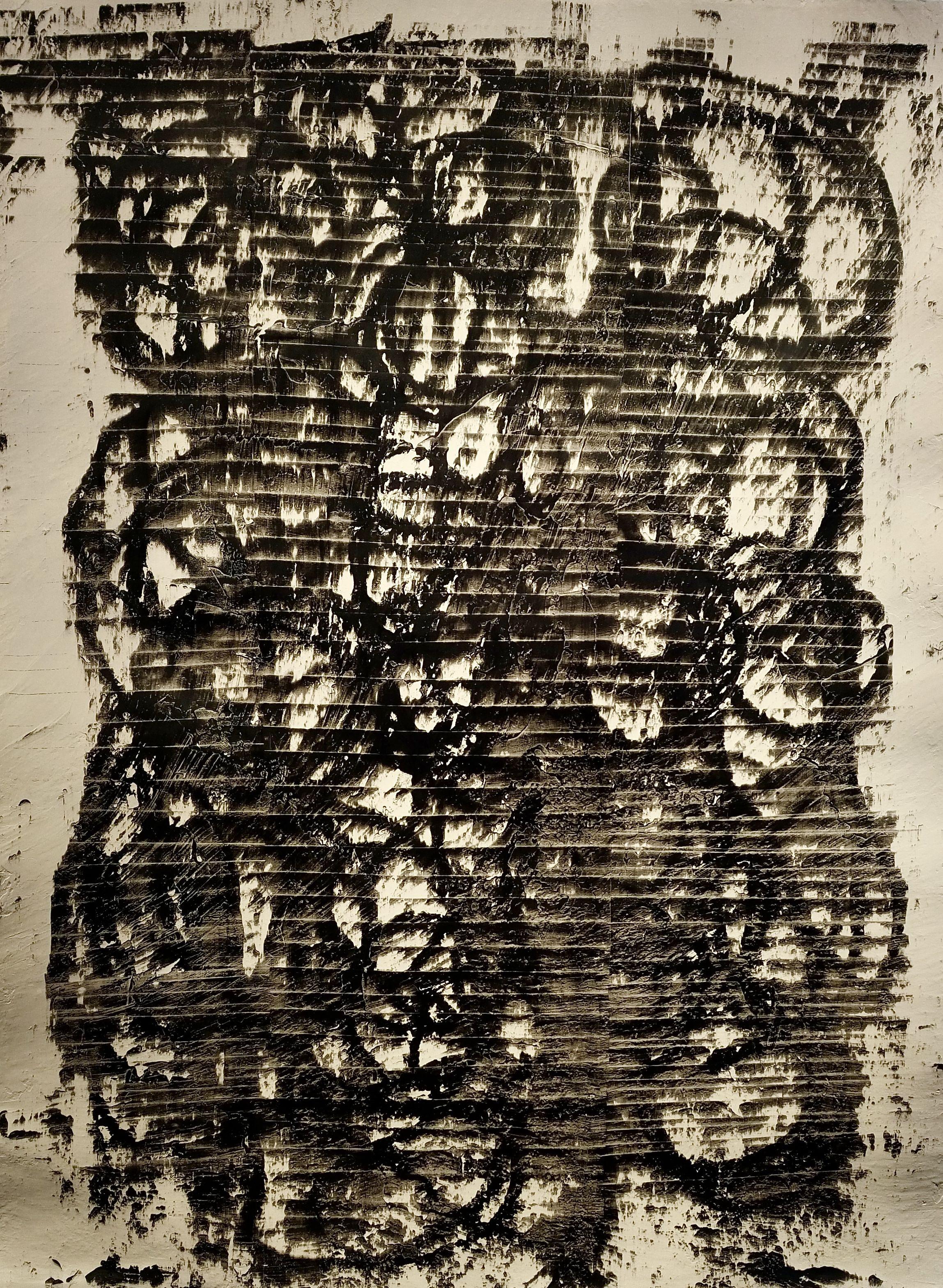The nightwalker 2, Painting, Acrylic on Paper