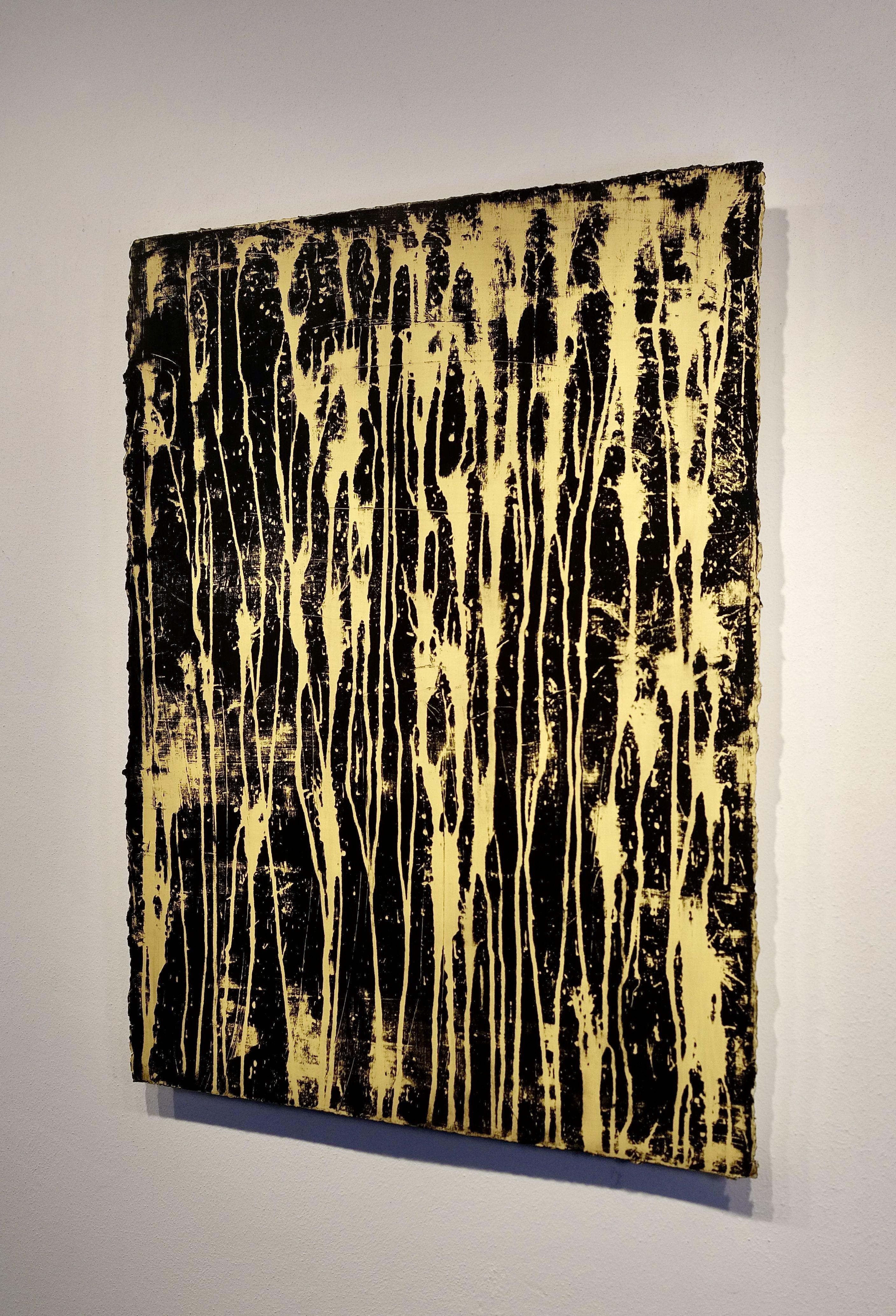 La percezione dell'amore, Pittura, Acrilico su carta - Painting Astratto di Luca Brandi