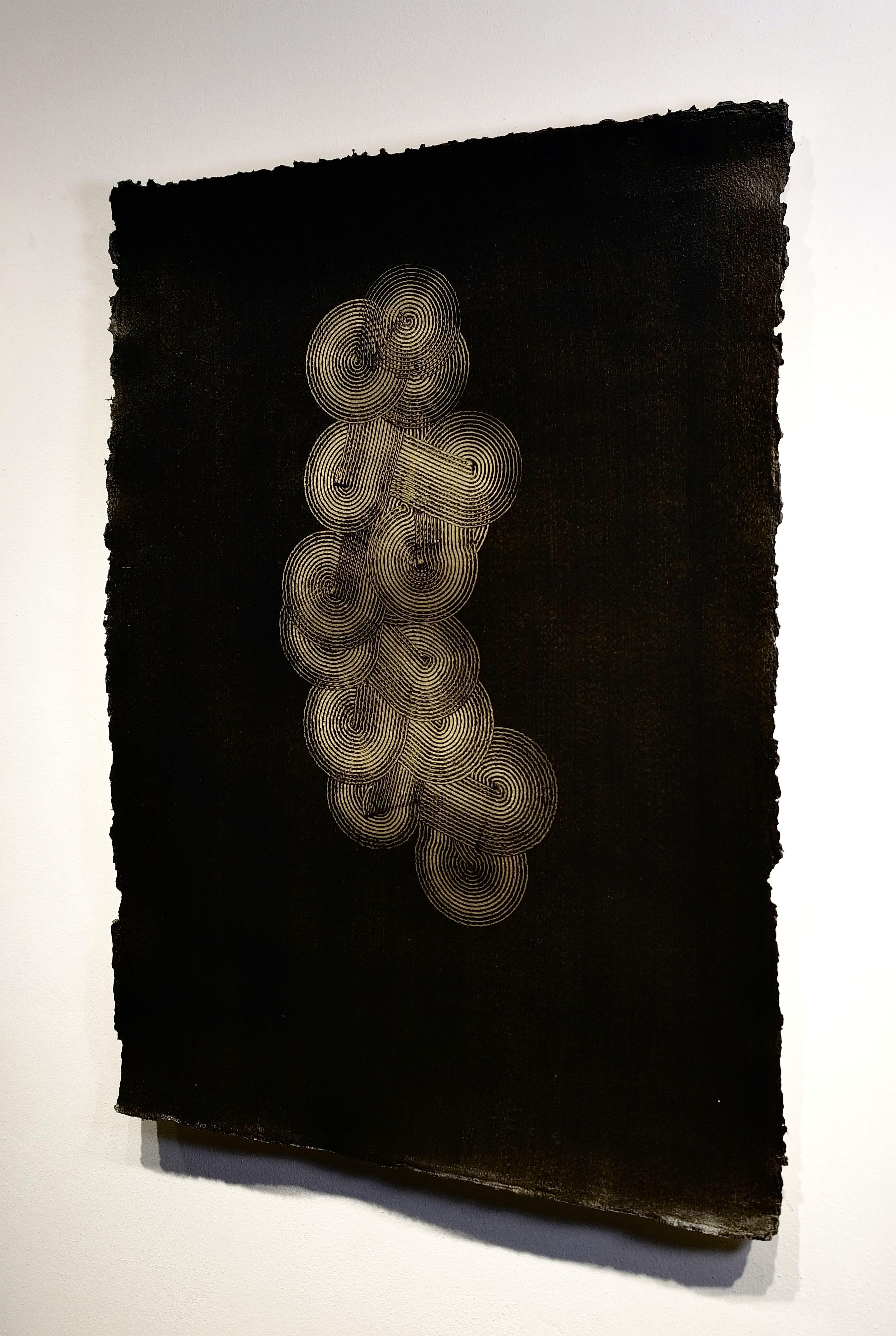 Acrylic on Girtin Paper 300gsm, to be hang with a support or framed  :: Painting :: Abstract :: This piece comes with an official certificate of authenticity signed by the artist :: Ready to Hang: No :: Signed: Yes :: Signature Location: Back of