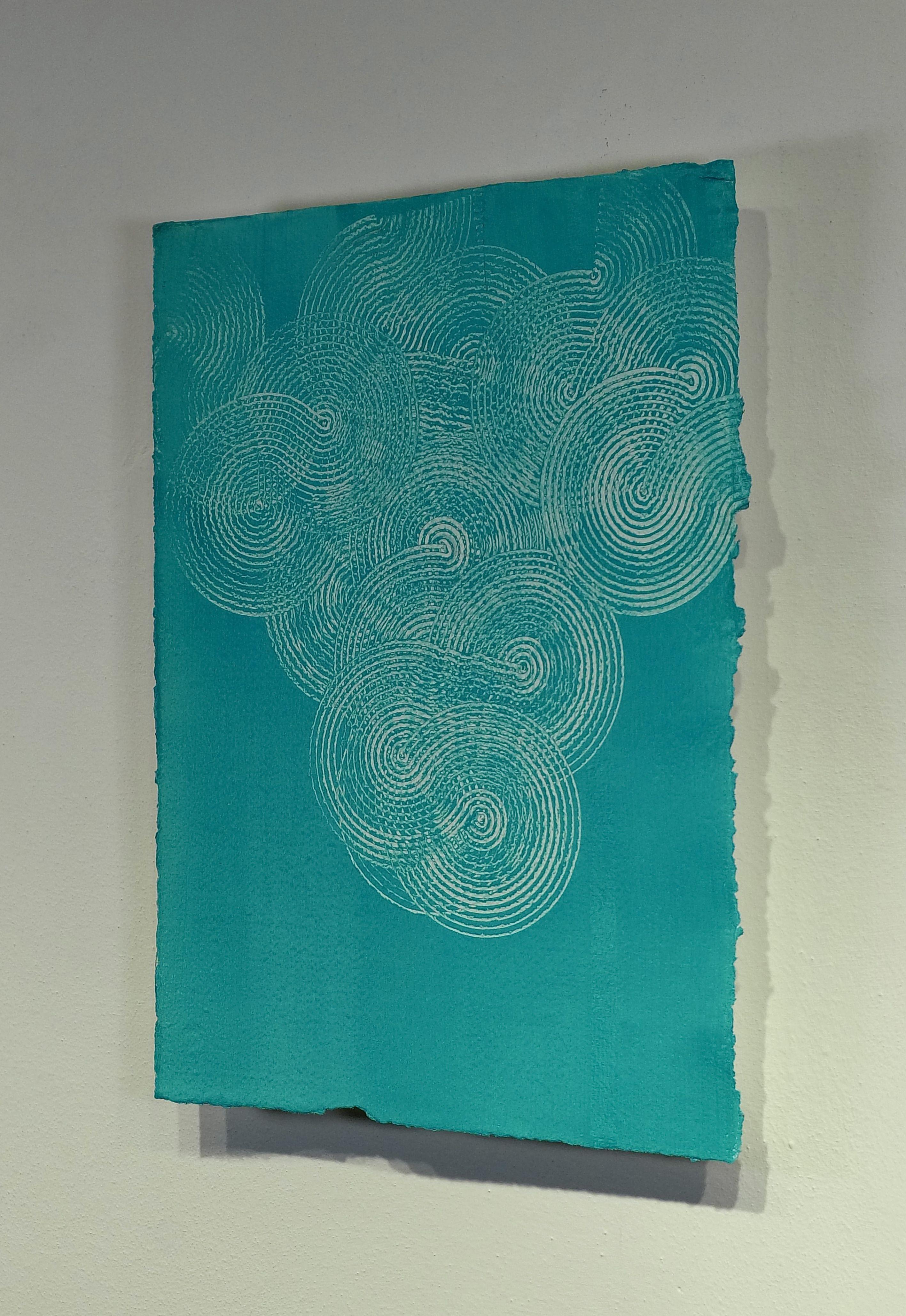 Acrylic on Girtin Paper 300gsm, to be hang with a support or framed  :: Painting :: Abstract :: This piece comes with an official certificate of authenticity signed by the artist :: Ready to Hang: No :: Signed: Yes :: Signature Location: Back of