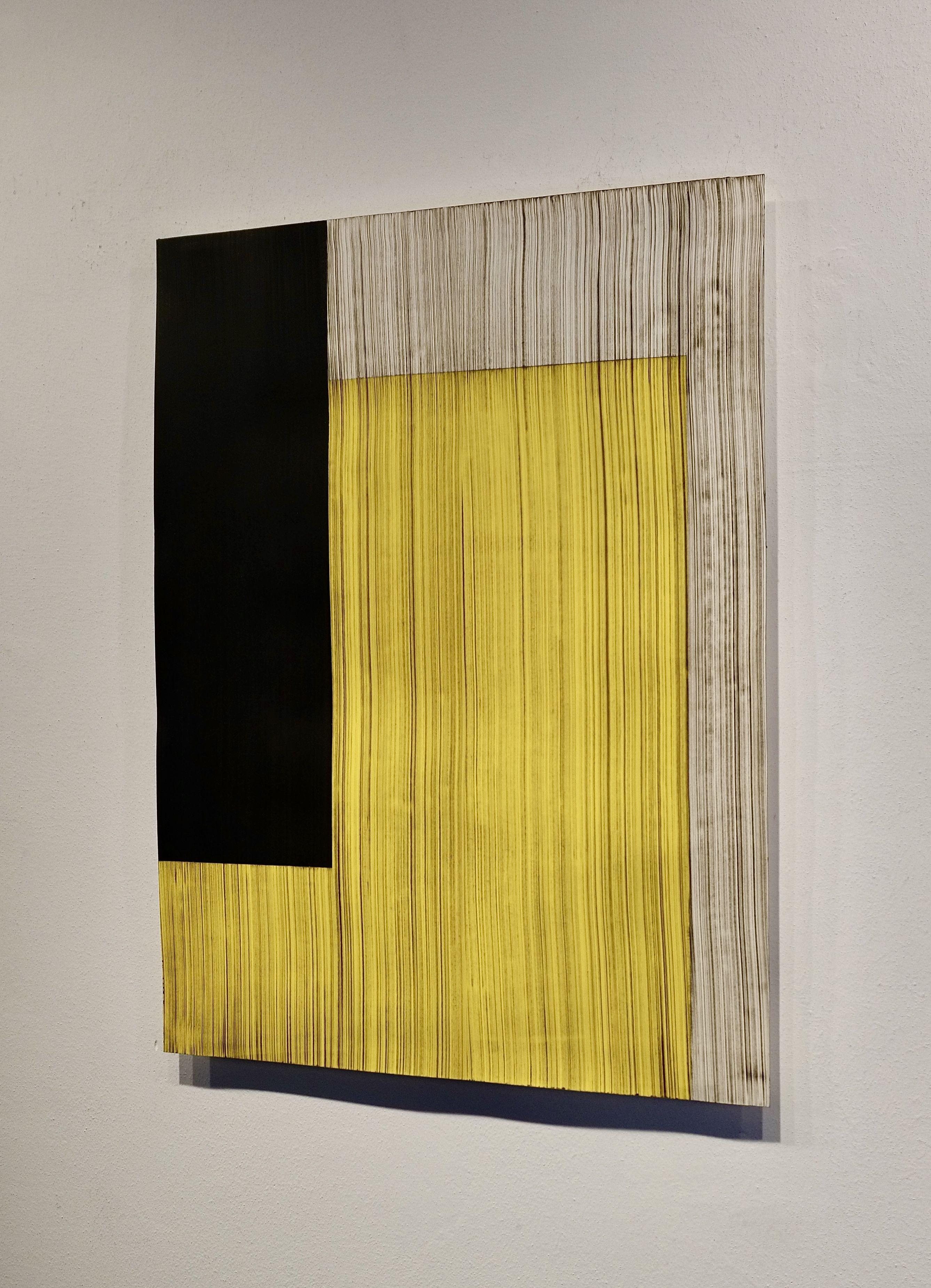 Der dritte Buchstabe 9, Gemälde, Acryl auf Papier (Abstrakt), Painting, von Luca Brandi