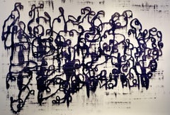 „Diese Art von Ärger“ – Nr. 10, Gemälde, Öl auf Leinwand