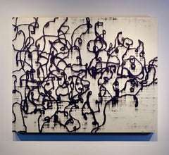 „Diese Art von Schwierigkeiten“ – Nr. 2, Gemälde, Öl auf Leinwand