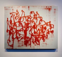 „Diese Art von Schwierigkeiten“ – Nr. 5, Gemälde, Öl auf Leinwand