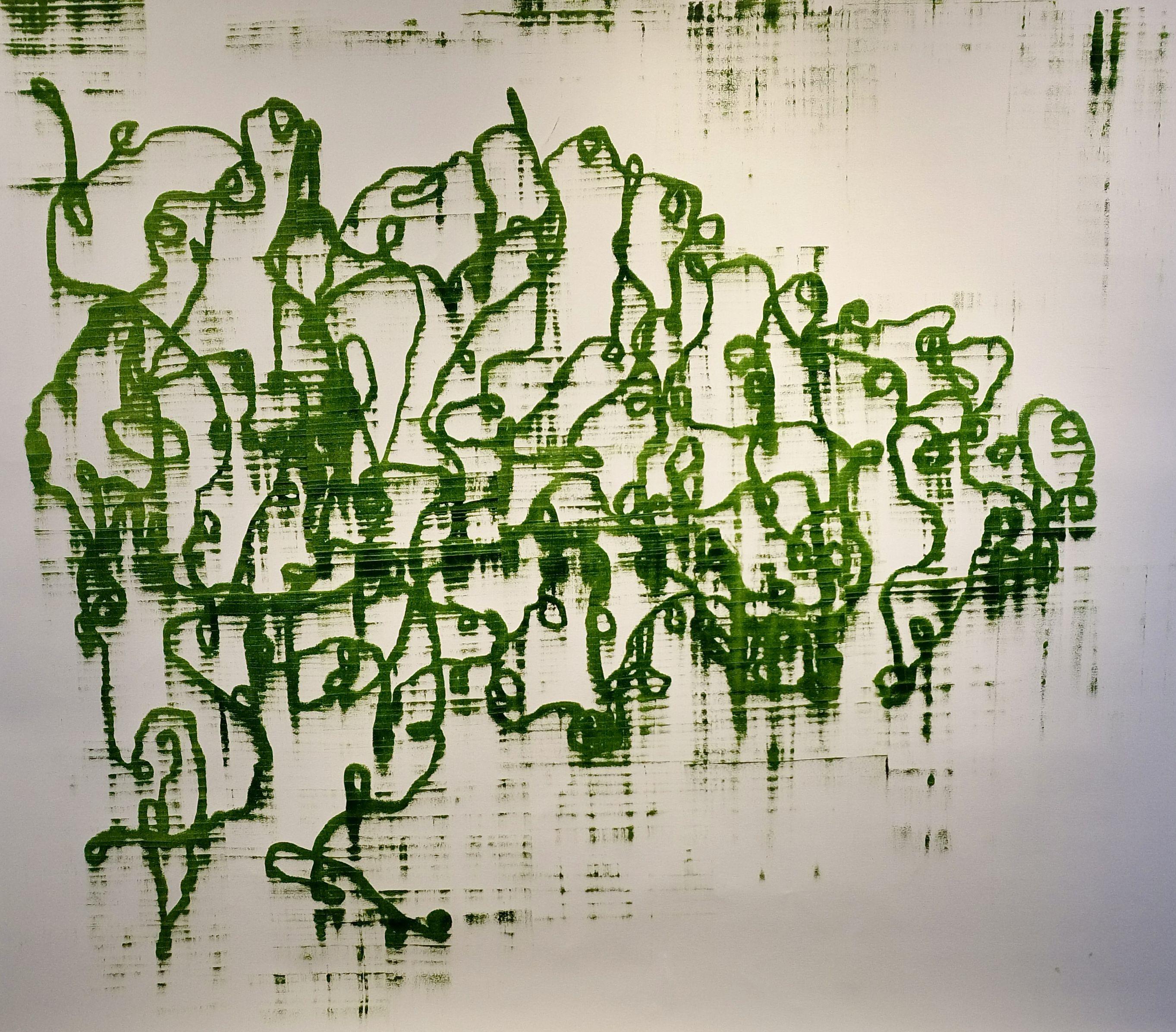 „Diese Art von Schwierigkeiten“ – Nr. 9, Gemälde, Öl auf Leinwand