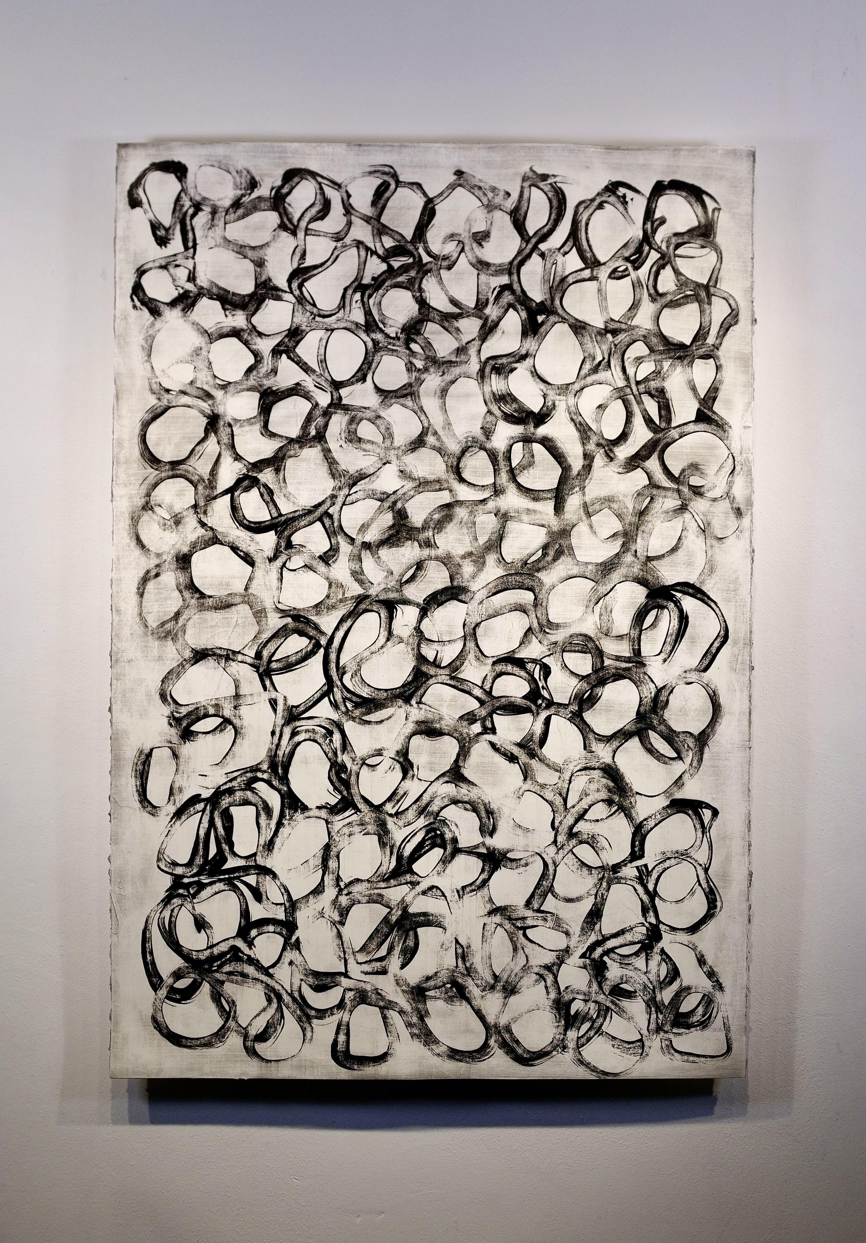 Esta vez podría ser la despedida 3, Pintura, Acrílico sobre papel - Painting de Luca Brandi