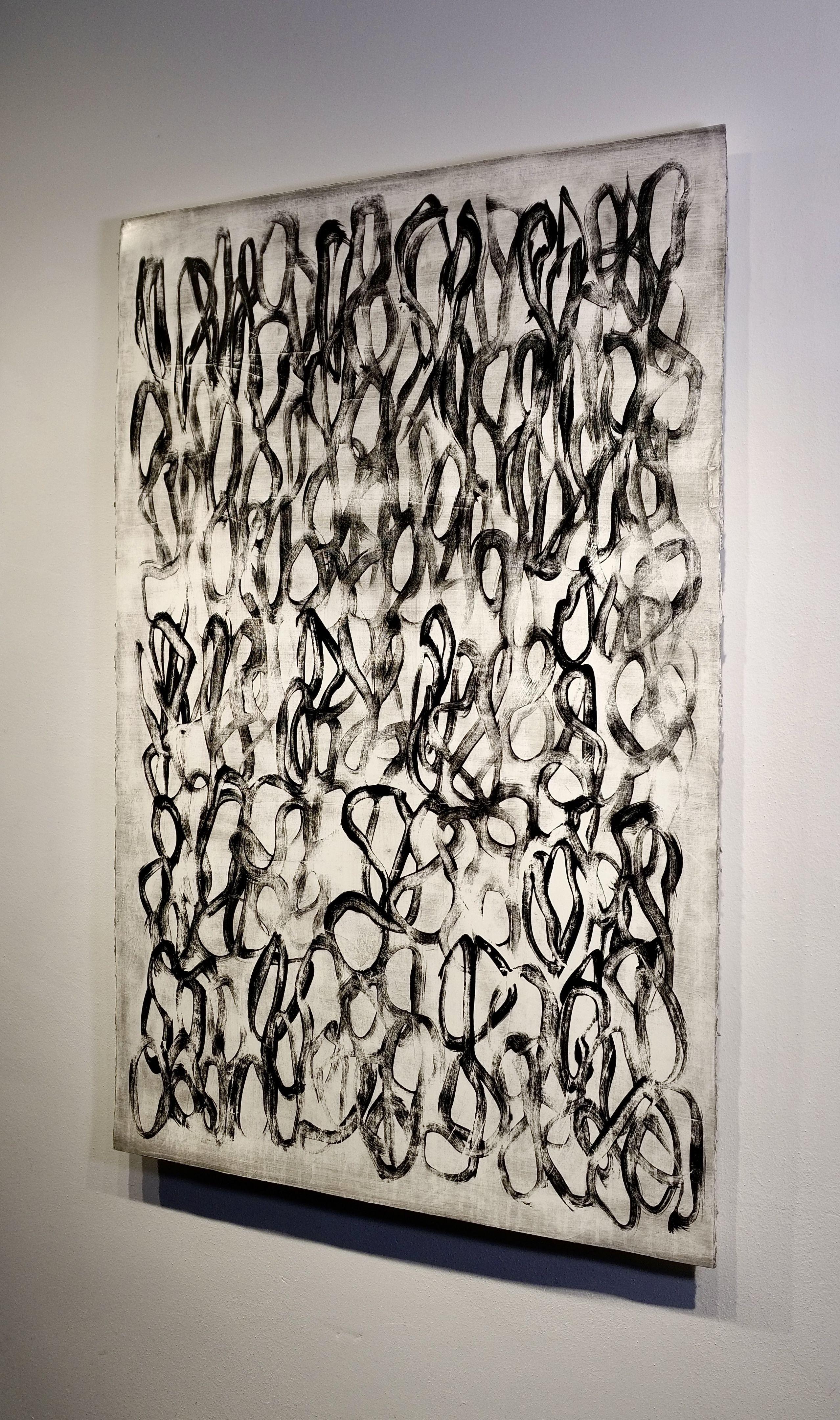 Diese Zeit könnte gut sein 4, Gemälde, Acryl auf Papier (Abstrakt), Painting, von Luca Brandi