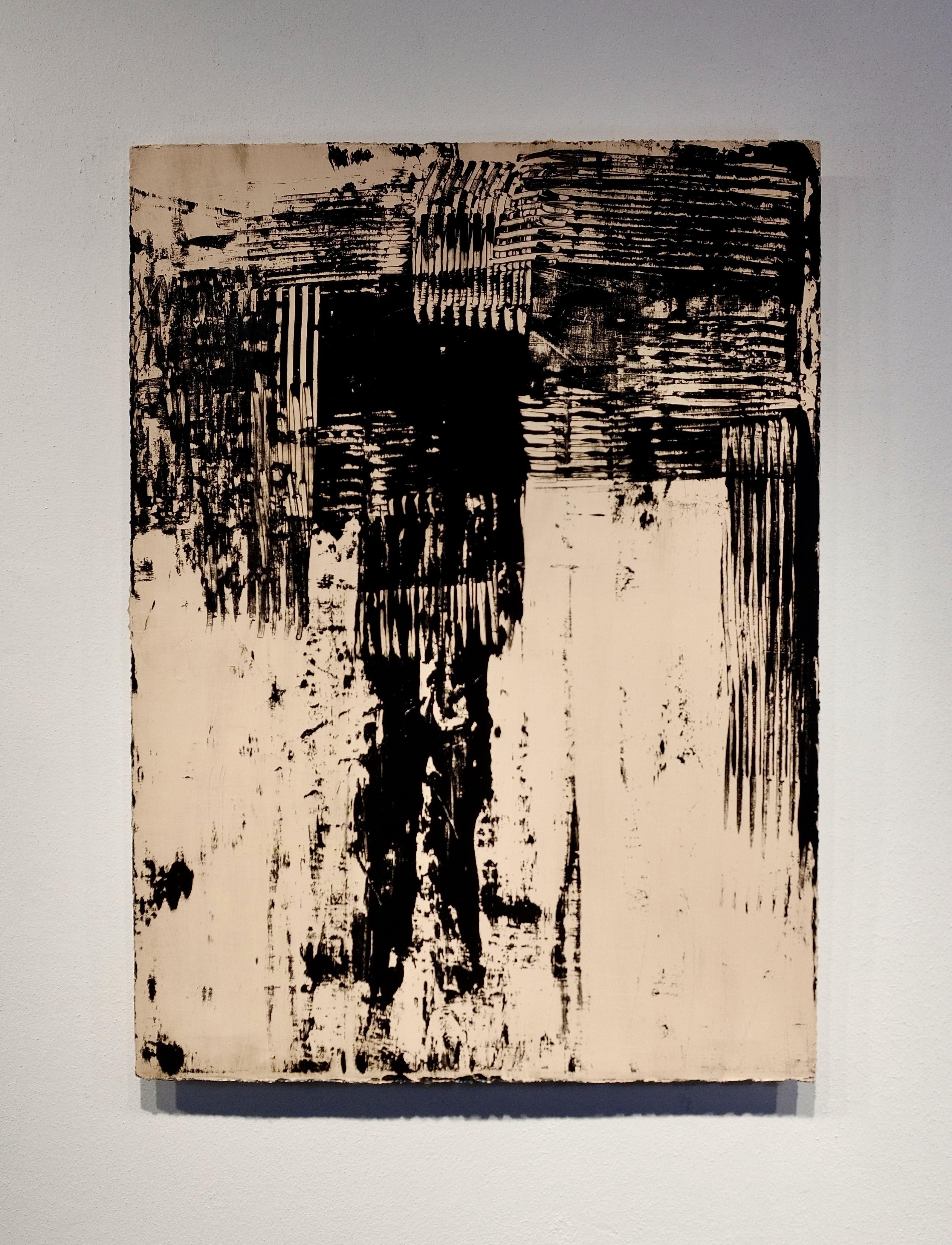 Cosa vuoi da me, Pittura, Acrilico su carta - Painting di Luca Brandi