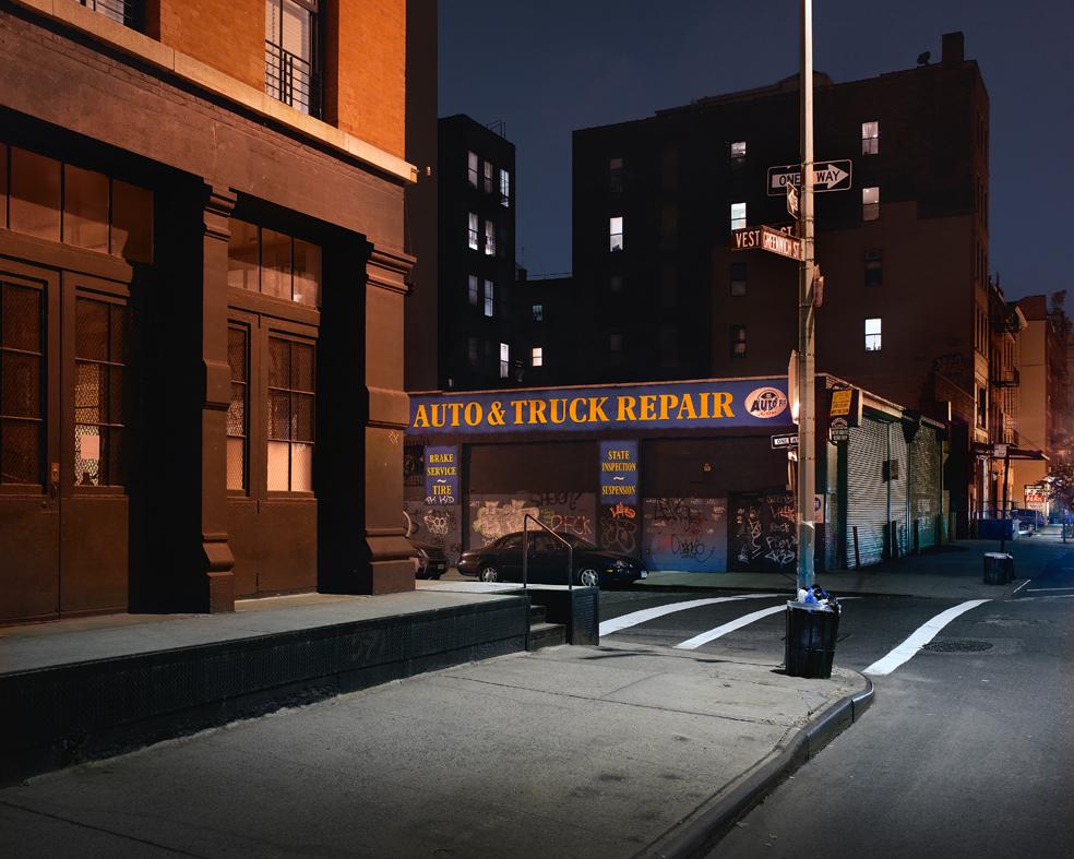 Color Photograph Luca Campigotto - Greenwich Street, Tribeca