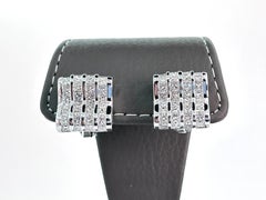 LUCA CARATI Diamond Earrings 18 Karat White Gold