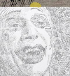 Joker, La pittura dice per conto suo, tecnica mista su lino, cm 40x30