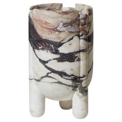 Luca Erba HAN Vase Small in Calacatta Viola by Collection Particuliere
