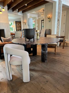 Luca Erba Tall HAN Container in Stained Oak by Collection Particuliere