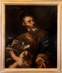 17th century Italian Old Master painting - Saint Paul - Angel Giordano