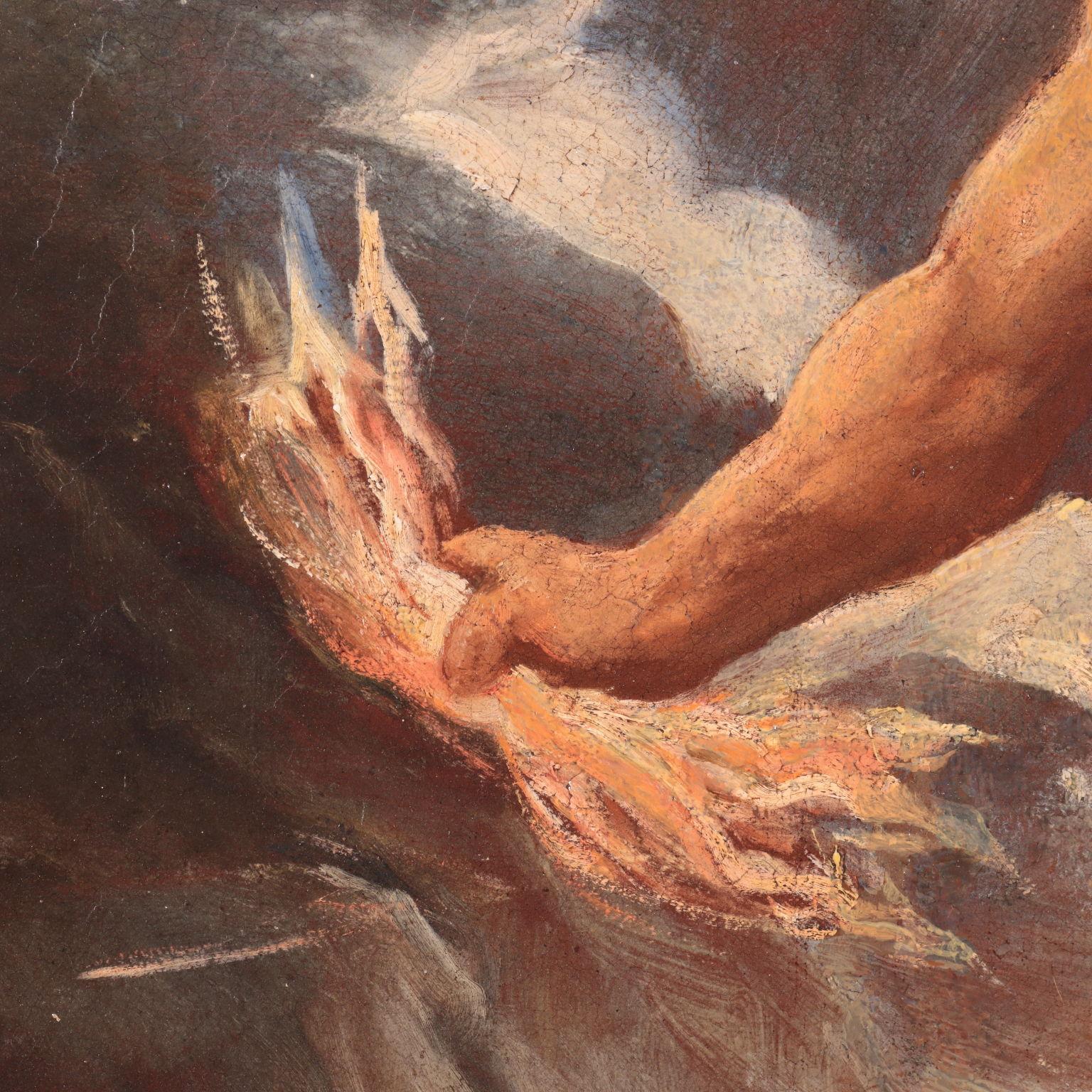 Dipinto di Bottega di Luca Giordano, Allegoria del Fuoco con Giove e Semele 1