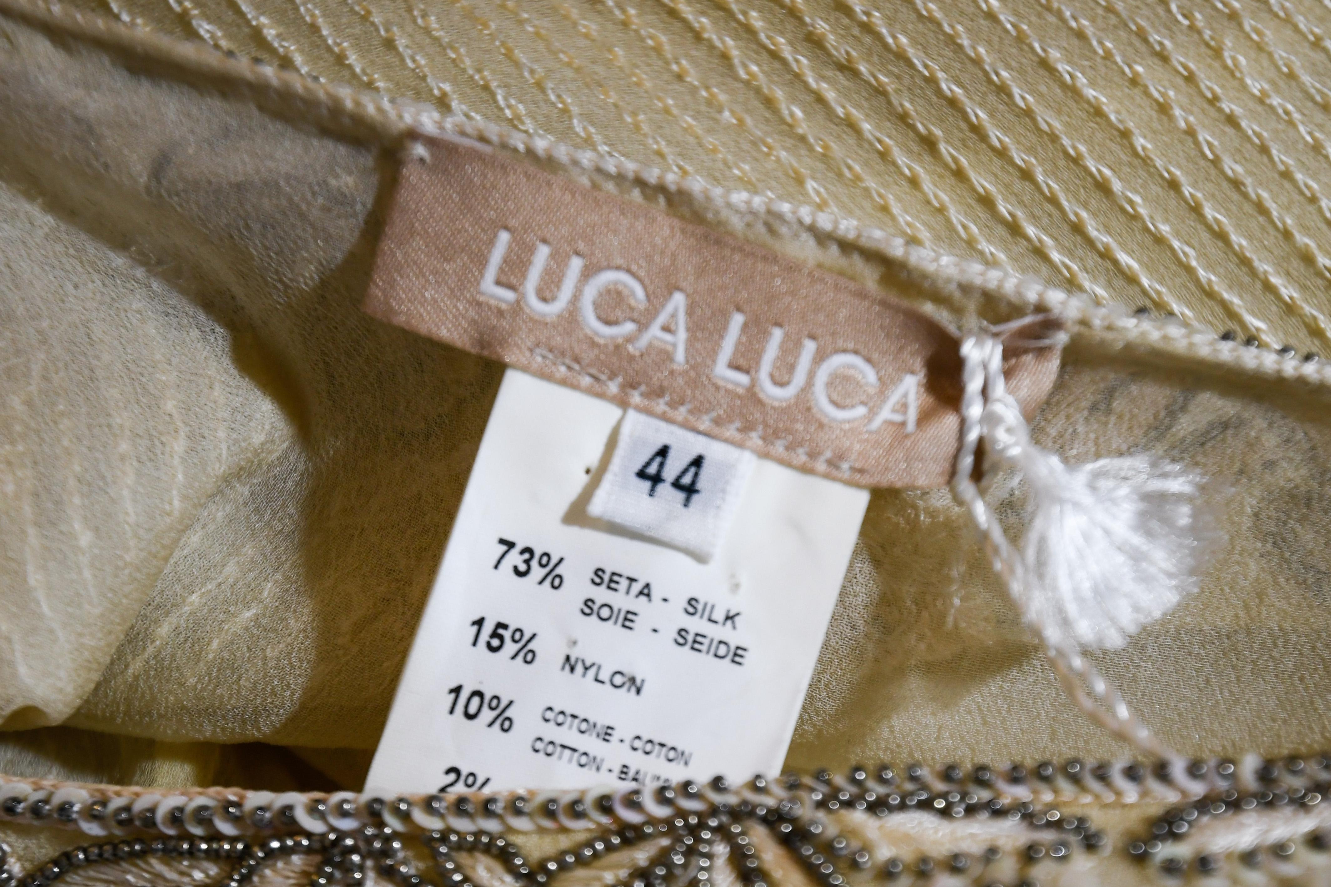 Beige Luca Luca Dusty Rose 2 pc. Pant Suit  For Sale