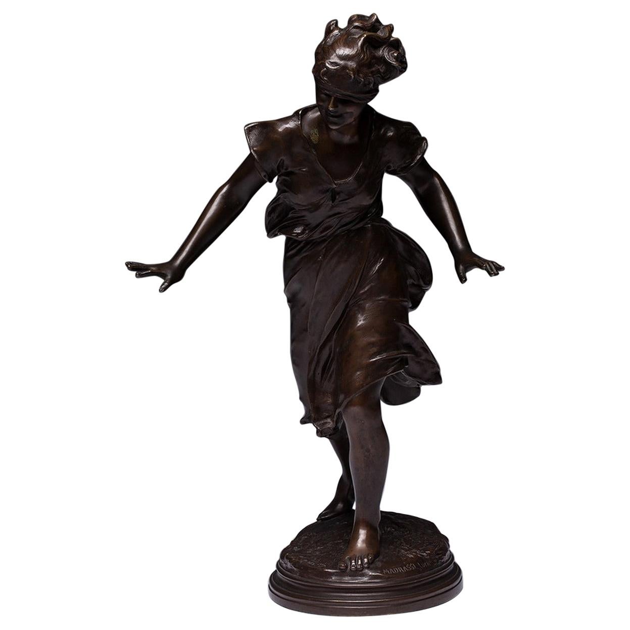 Luca Madrassi Signed Bronze Sculpture For Sale