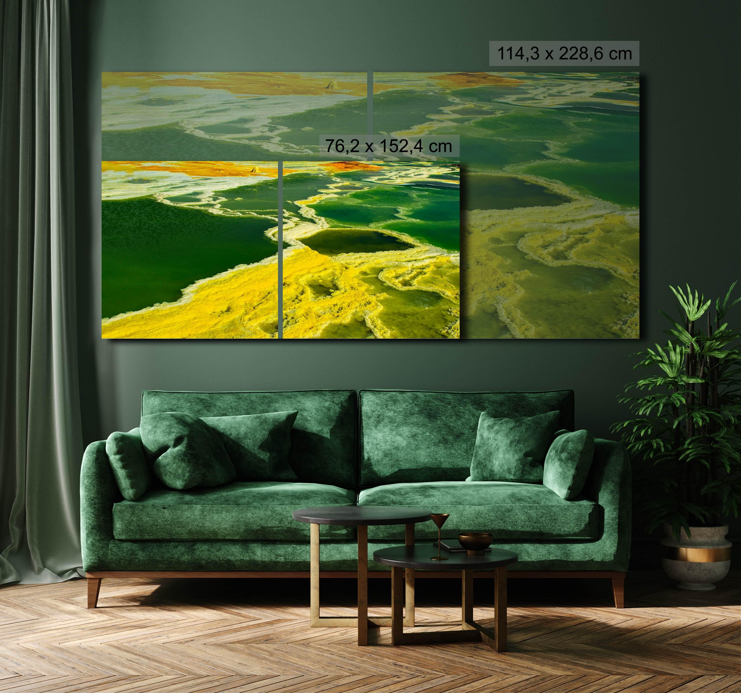 Afar I by Luca Marziale - Landscape fine art photography, nature, yellow For Sale 1