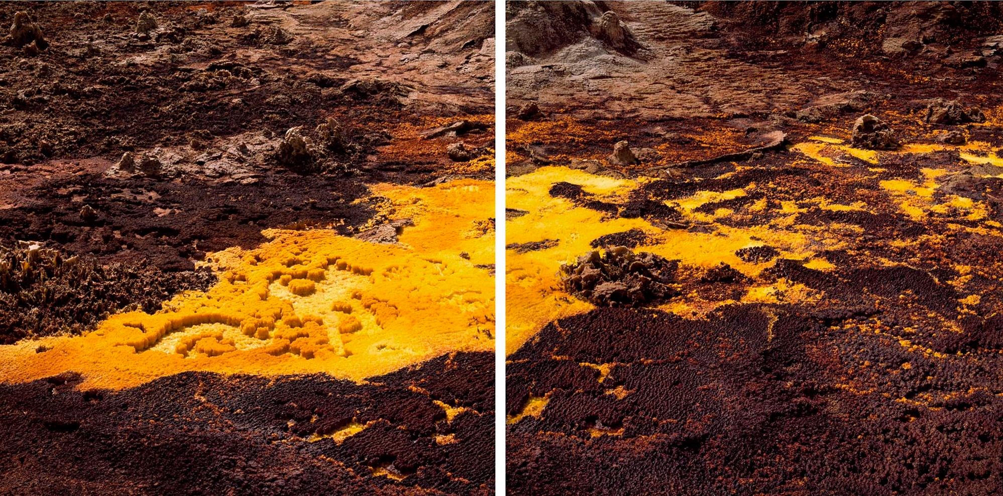 Afar VIII von Luca Marziale - Landschaftsfotografie, Natur, Braun