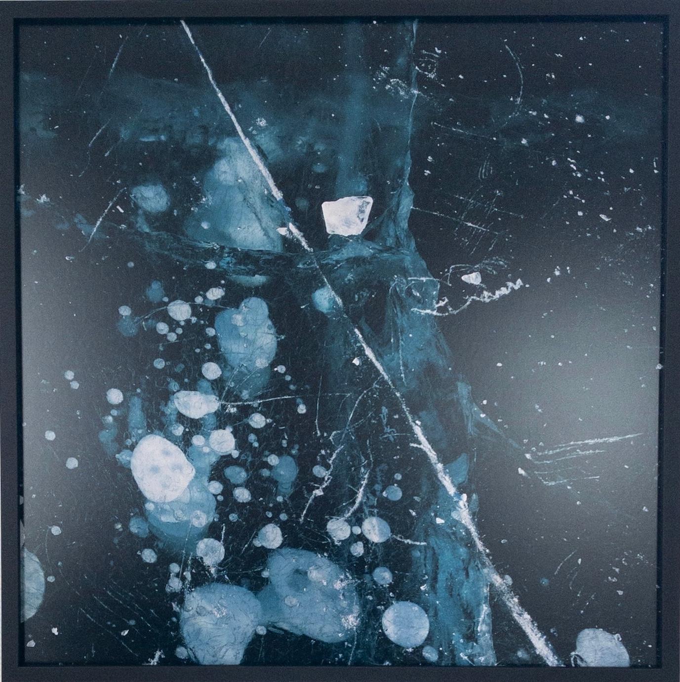 Cryo IX de Luca Marziale  - Fotografía de paisaje, Lago Abraham, Canadá, hielo en venta 2