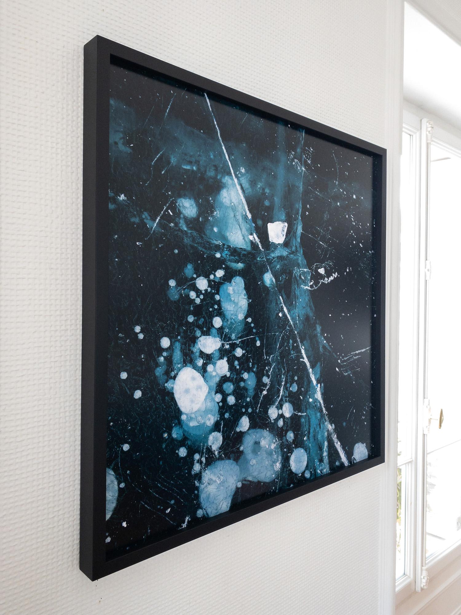 Cryo IX de Luca Marziale  - Fotografía de paisaje, Lago Abraham, Canadá, hielo en venta 5