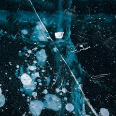 Cryo IX by Luca Marziale - Landscape photography, Abraham Lake, framed, ice