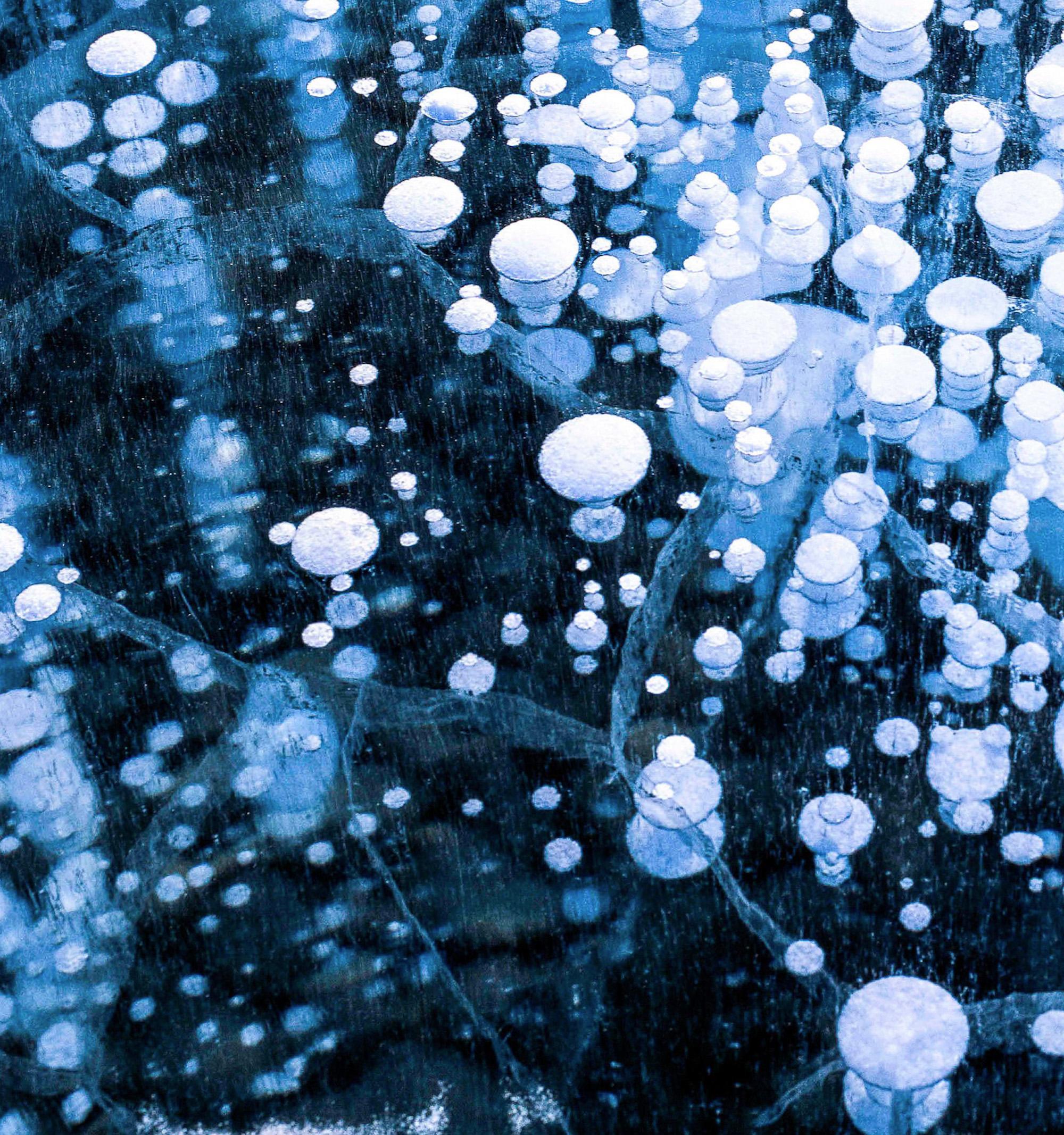 Cryo V de Luca Marziale  - Fotografía de paisaje, Lago Abraham, Canadá, hielo en venta 5