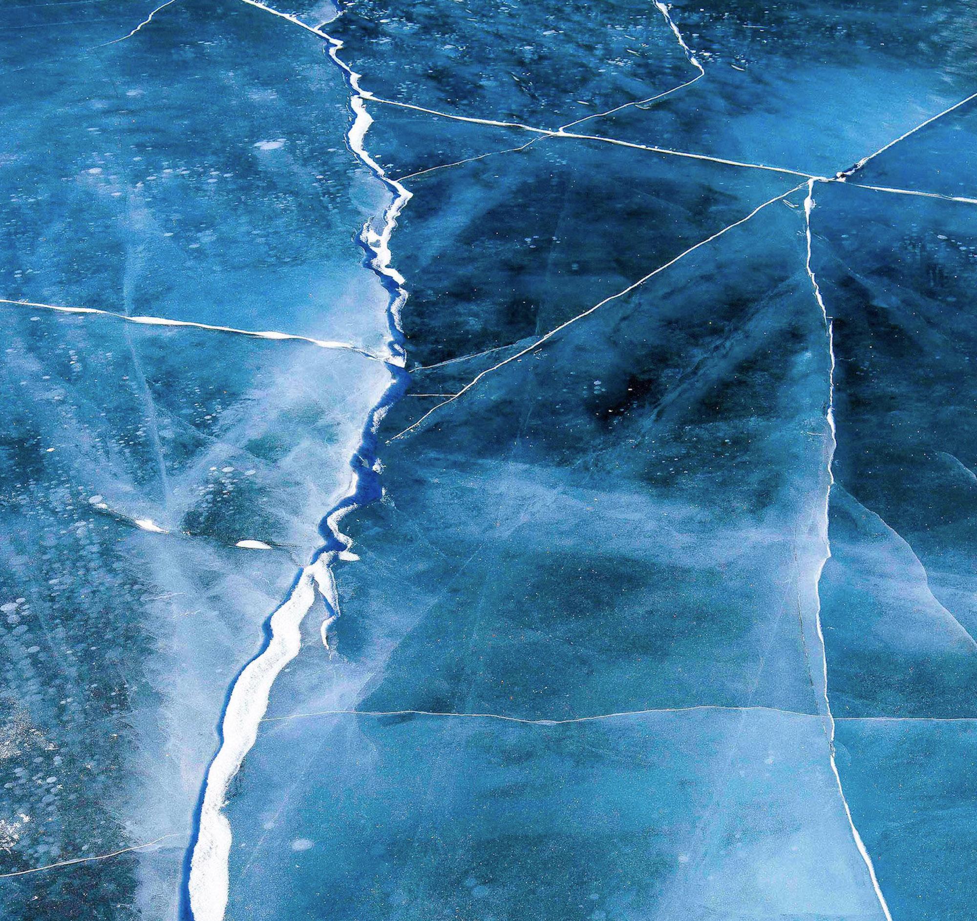 Cryo VIII par Luca Marziale  - Paysage, lac Abraham, Canada, glace en vente 5