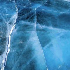 Cryo VIII von Luca Marziale  Landschaftsfotografie – Abraham-See, Kanada, Eis