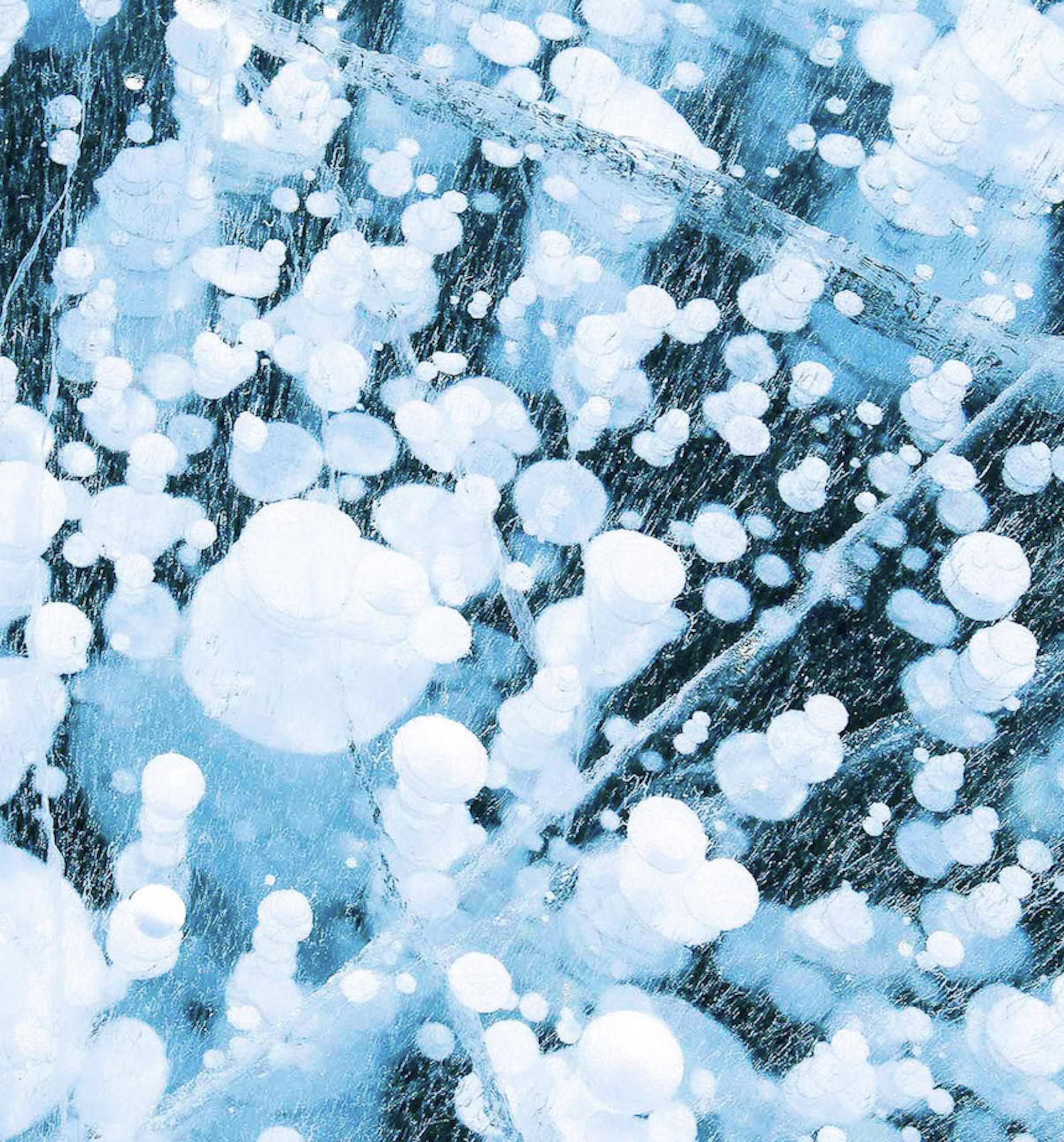 Cryo X von Luca Marziale – Landschaftsfotografie, Abraham-See, Kanada, Eis im Angebot 3