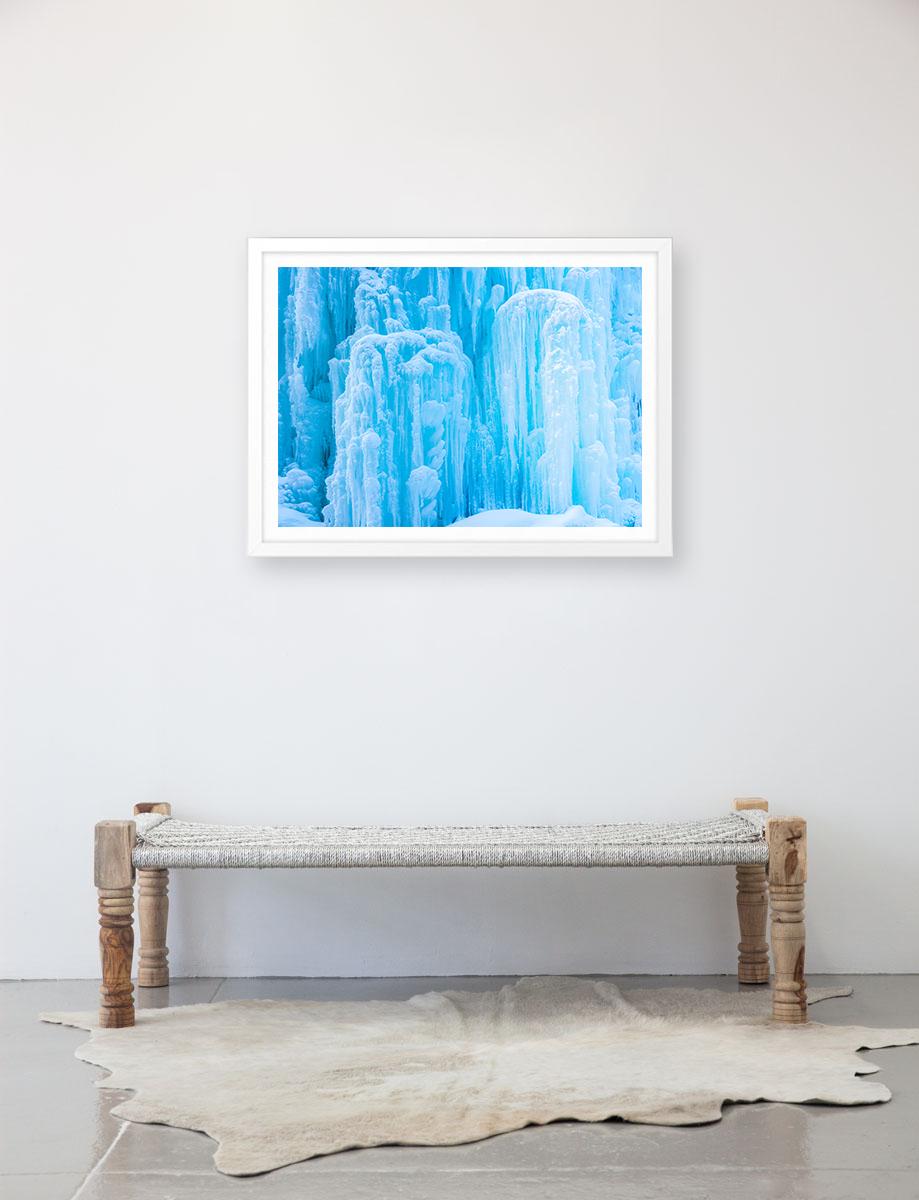 Frozen Waterfall II - Photograph by Luca Marziale