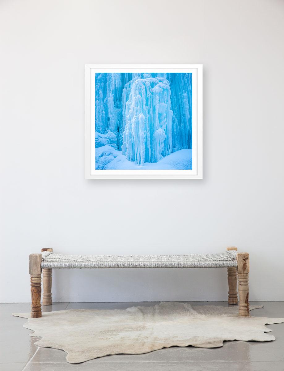 Frozen Waterfall III - Photograph by Luca Marziale