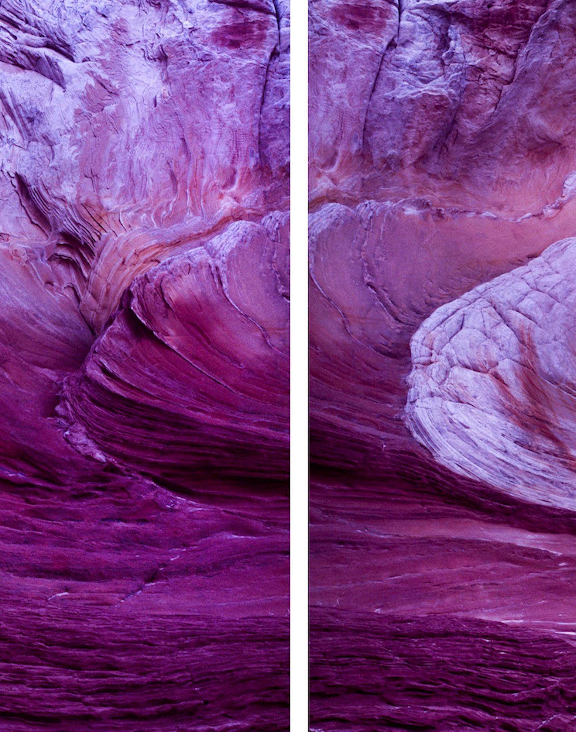 Strata IX by Luca Marziale - Contemporary fine art photography, landscape, pink For Sale 3