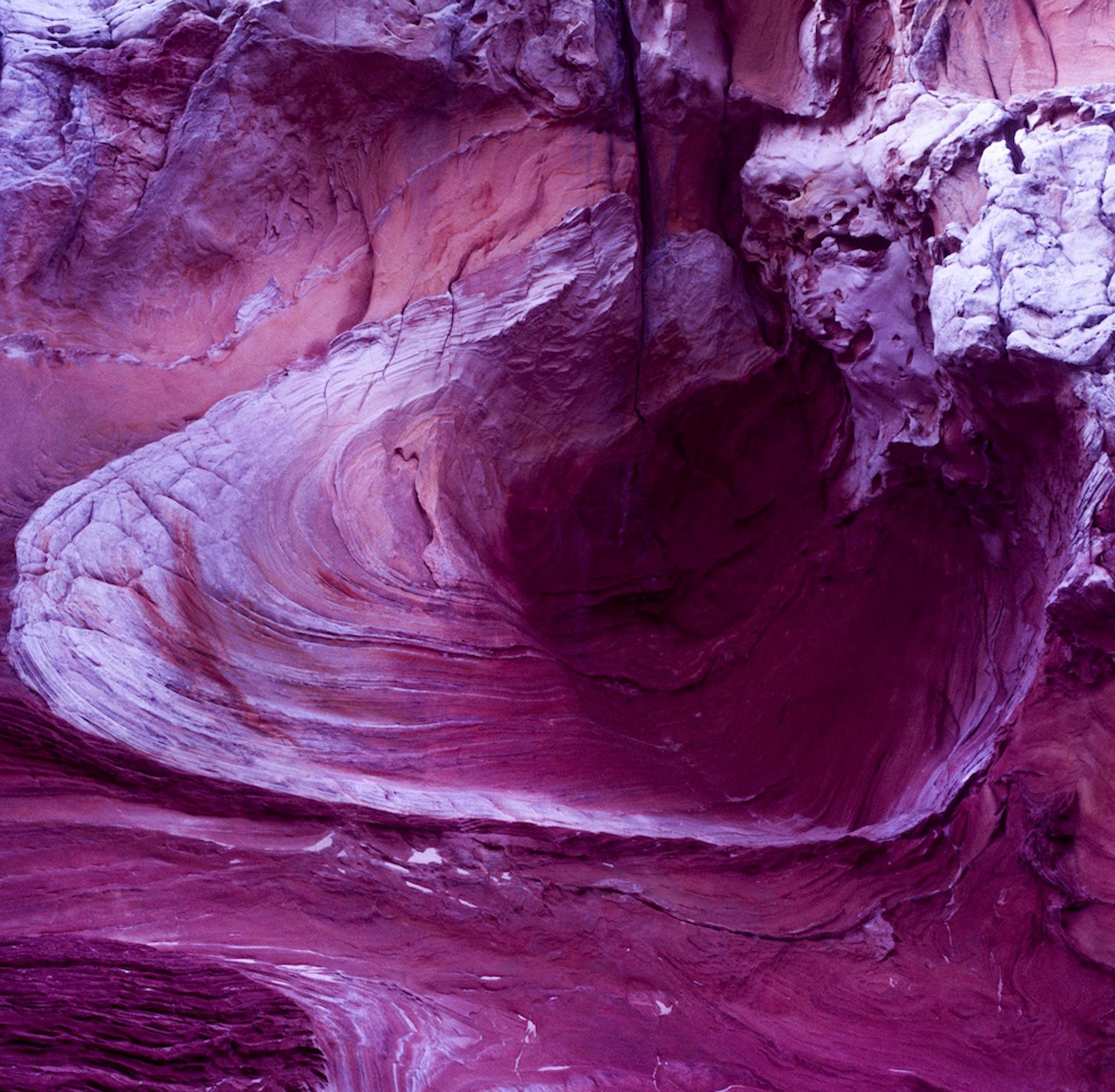 Strata IX by Luca Marziale - Contemporary fine art photography, landscape, pink For Sale 4
