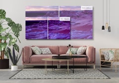 Strata V par Luca Marziale - Photographie d'art contemporaine, paysage, violet