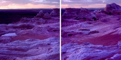 Strata V par Luca Marziale - Photographie d'art contemporaine, paysage, violet
