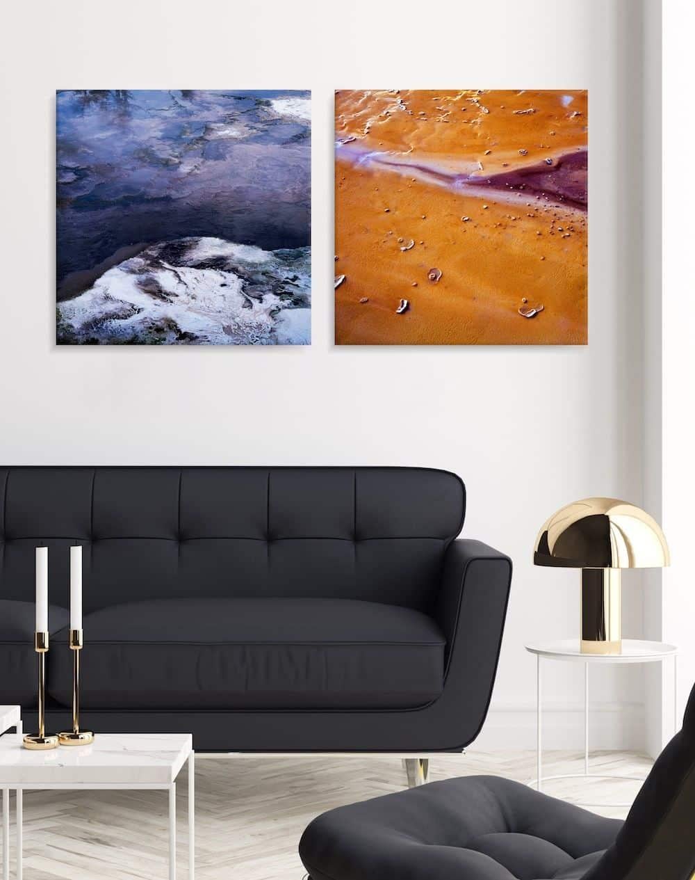 Étude XVII de Luca Marziale, photographie de paysage, Yellowstone Park, encadrée en vente 4
