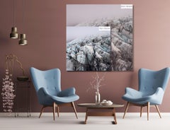 The Edge von Luca Marziale – Landschaftsfotografie, Eis, Winter, Weiß, Island