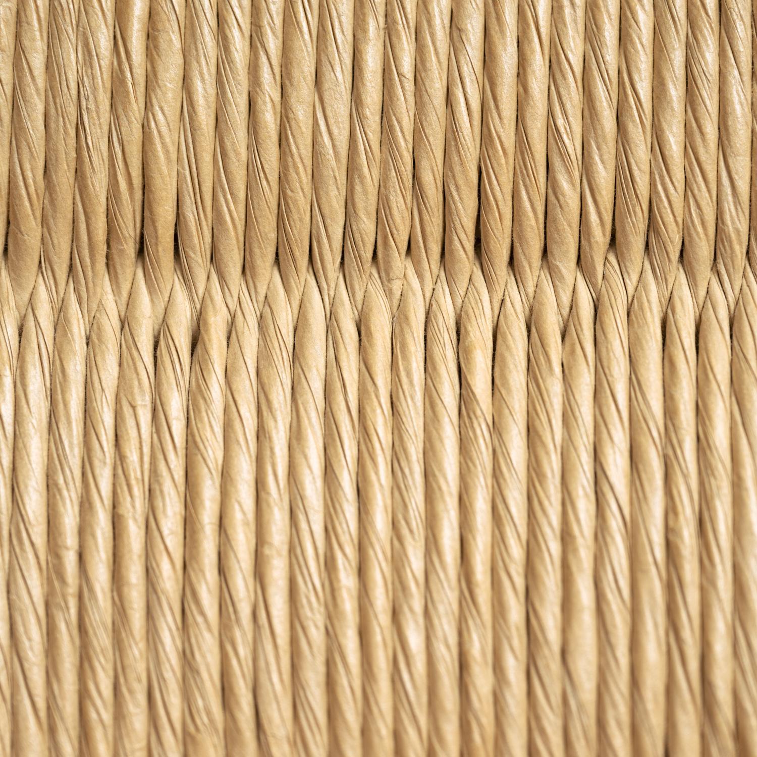 Luca Meda Risiedo rope walnut dining chairs by for Molteni, Italy 1980s 7