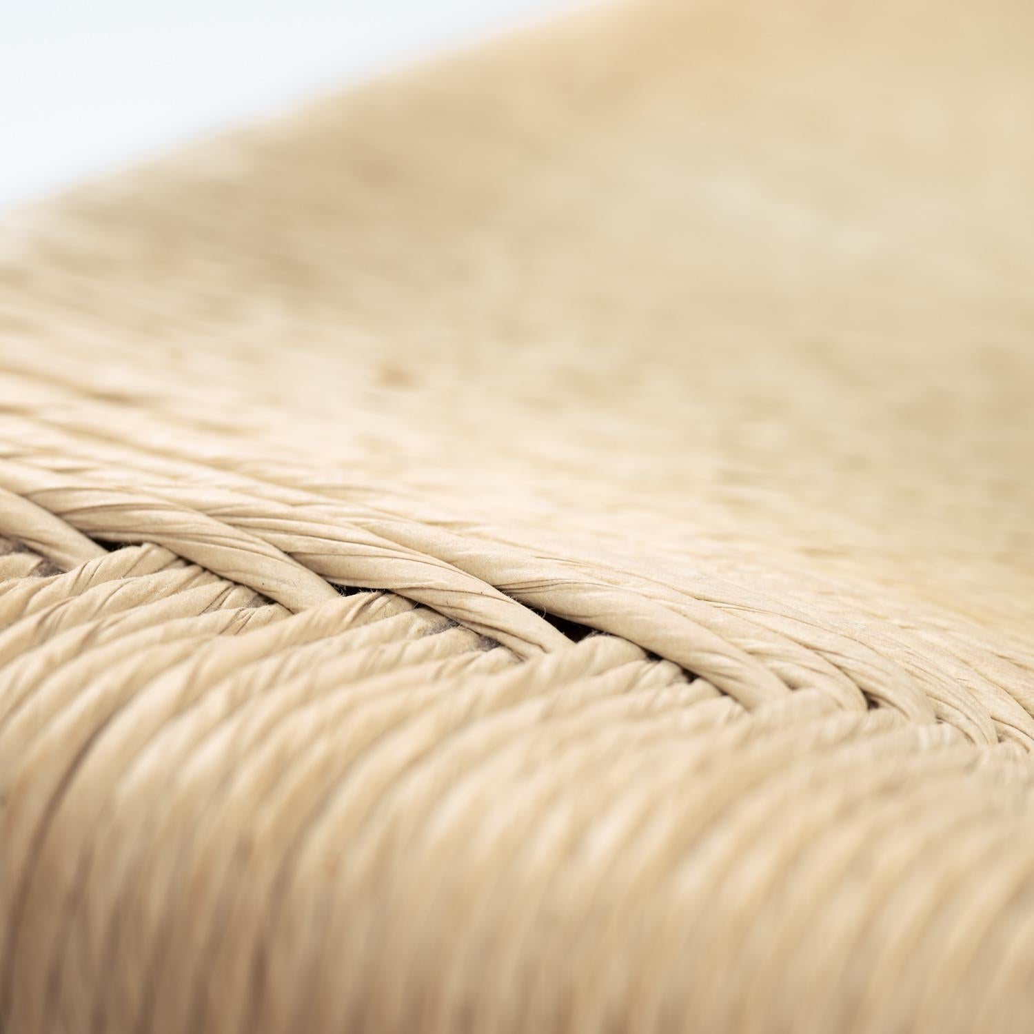 Luca Meda Risiedo rope walnut dining chairs by for Molteni, Italy 1980s 9
