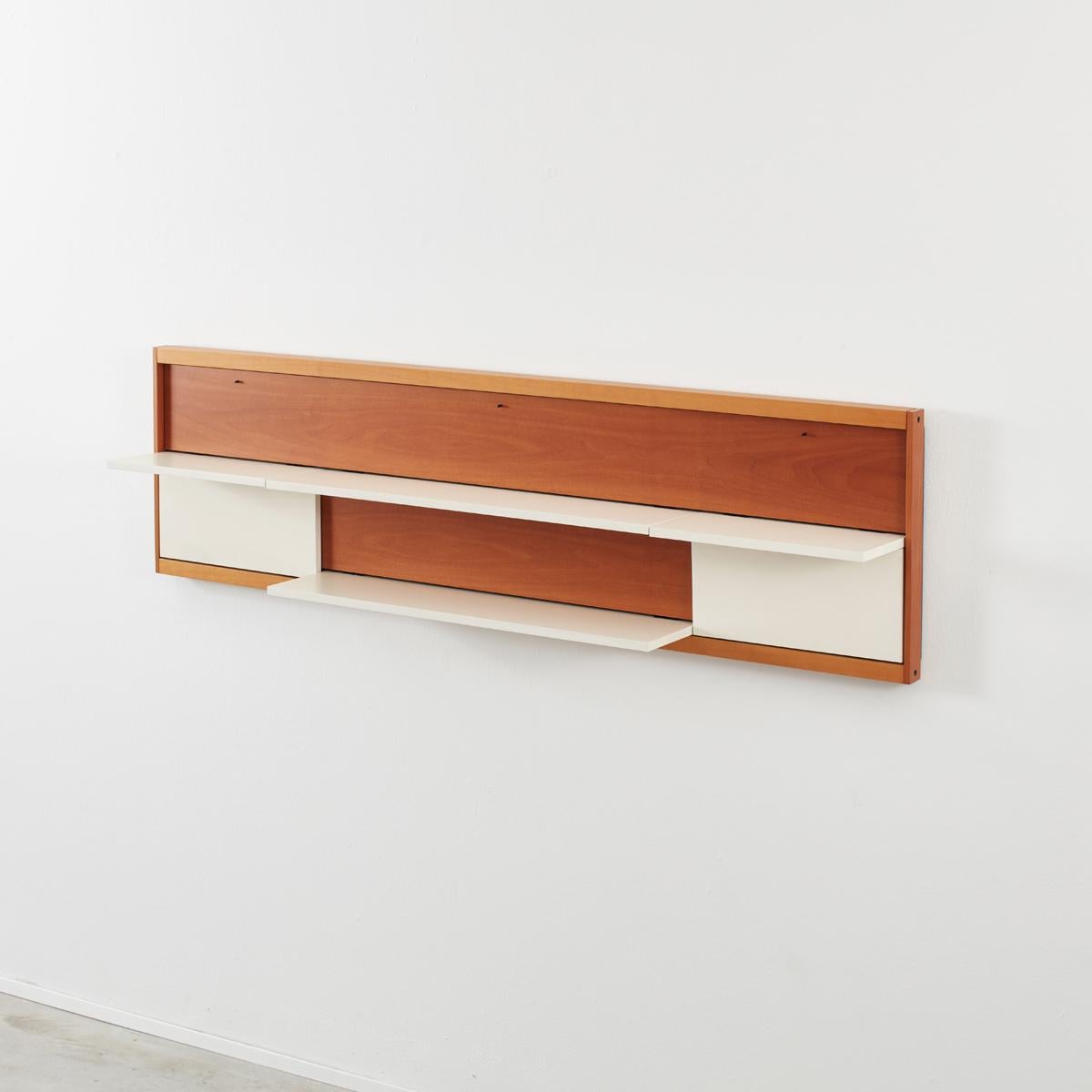 Wood Luca Meda Shelving Unit, Molteni, Italy, c1970 For Sale