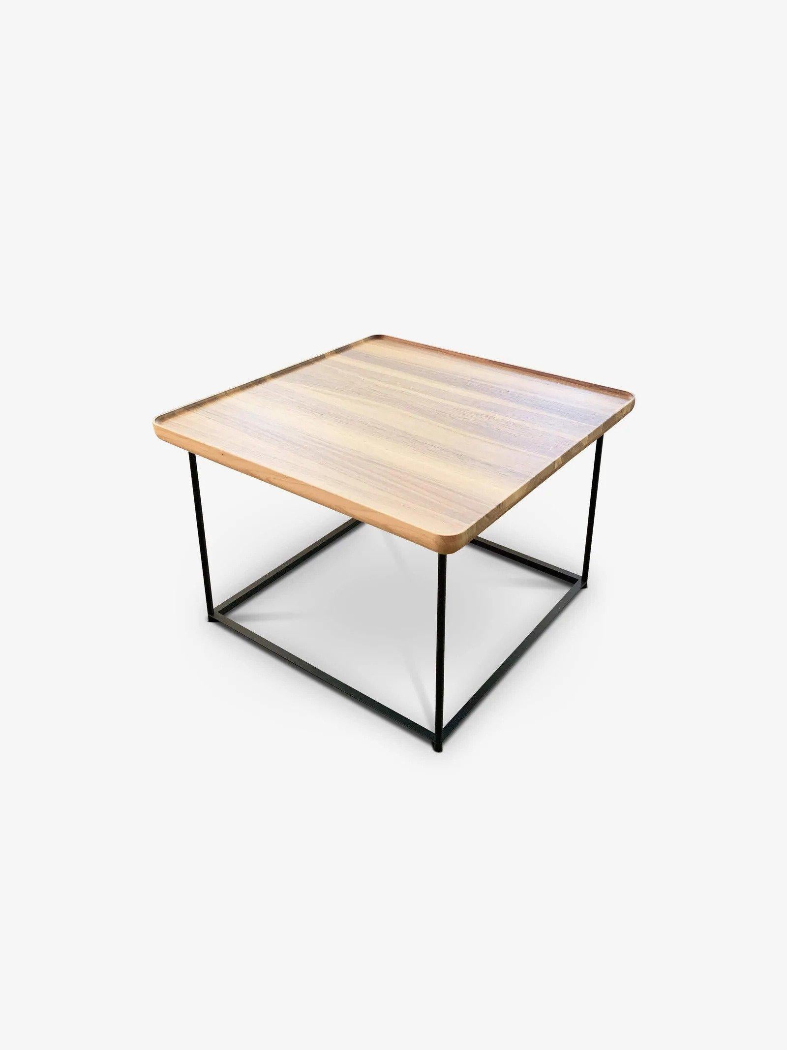 Contemporary Luca Nichetto 381 Torei Square Table in Walnut For Sale