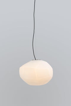 Luca Nichetto Gemo T GR Noir Chrome Diffuseur en verre soufflé pour Parachilna